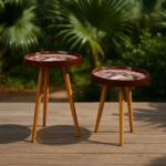 Set of 3 Contemporary Nesting Side Tables