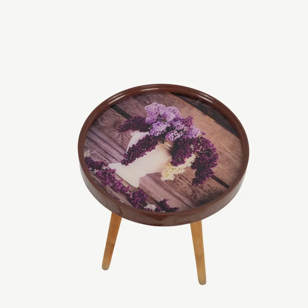 طقم من 3 طاولات جانبية متداخلة بتصميم عصري