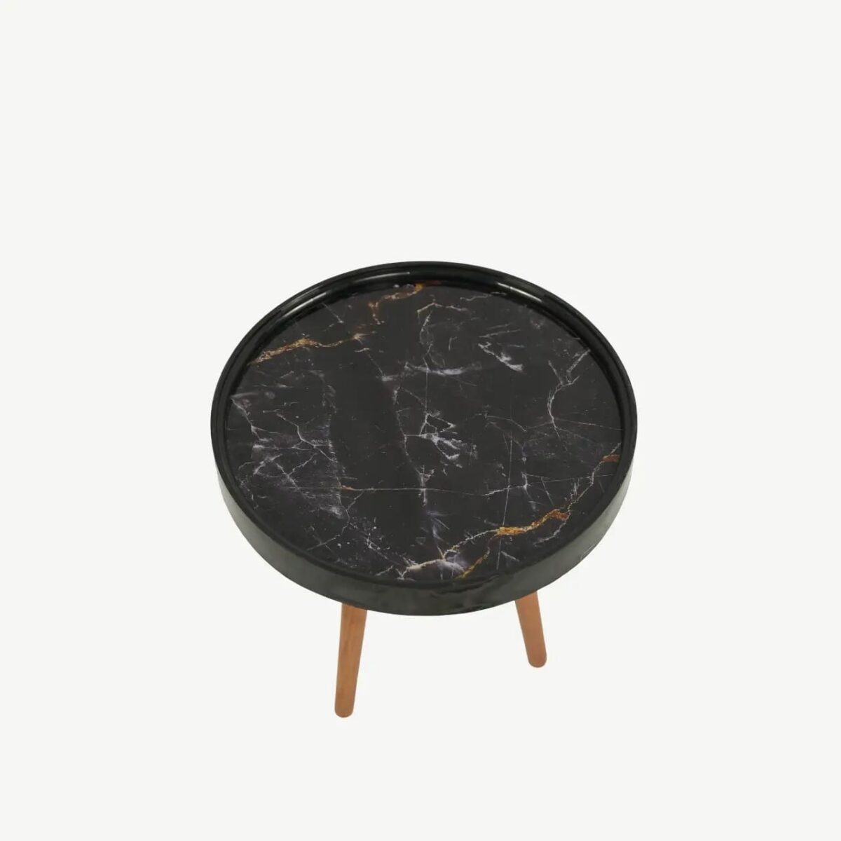 طقم من 3 طاولات جانبية متداخلة بتصميم عصري