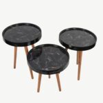 Set of 3 Contemporary Nesting Side Tables