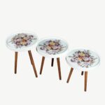 Set of 3 Contemporary Nesting Side Tables
