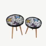 Set of 3 Contemporary Nesting Side Tables