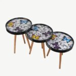 Set of 3 Contemporary Nesting Side Tables