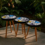 Set of 3 Contemporary Nesting Side Tables