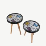Set of 3 Contemporary Nesting Side Tables