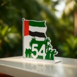UAE 54th National Day Desktop Plaque