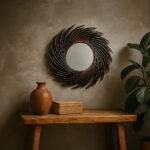 Artistic Swirl / Spiral Wall Mirror