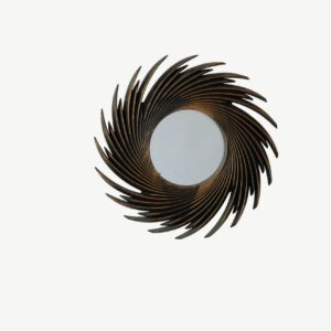 Sunburst Swirl Decorative Wall Mirror