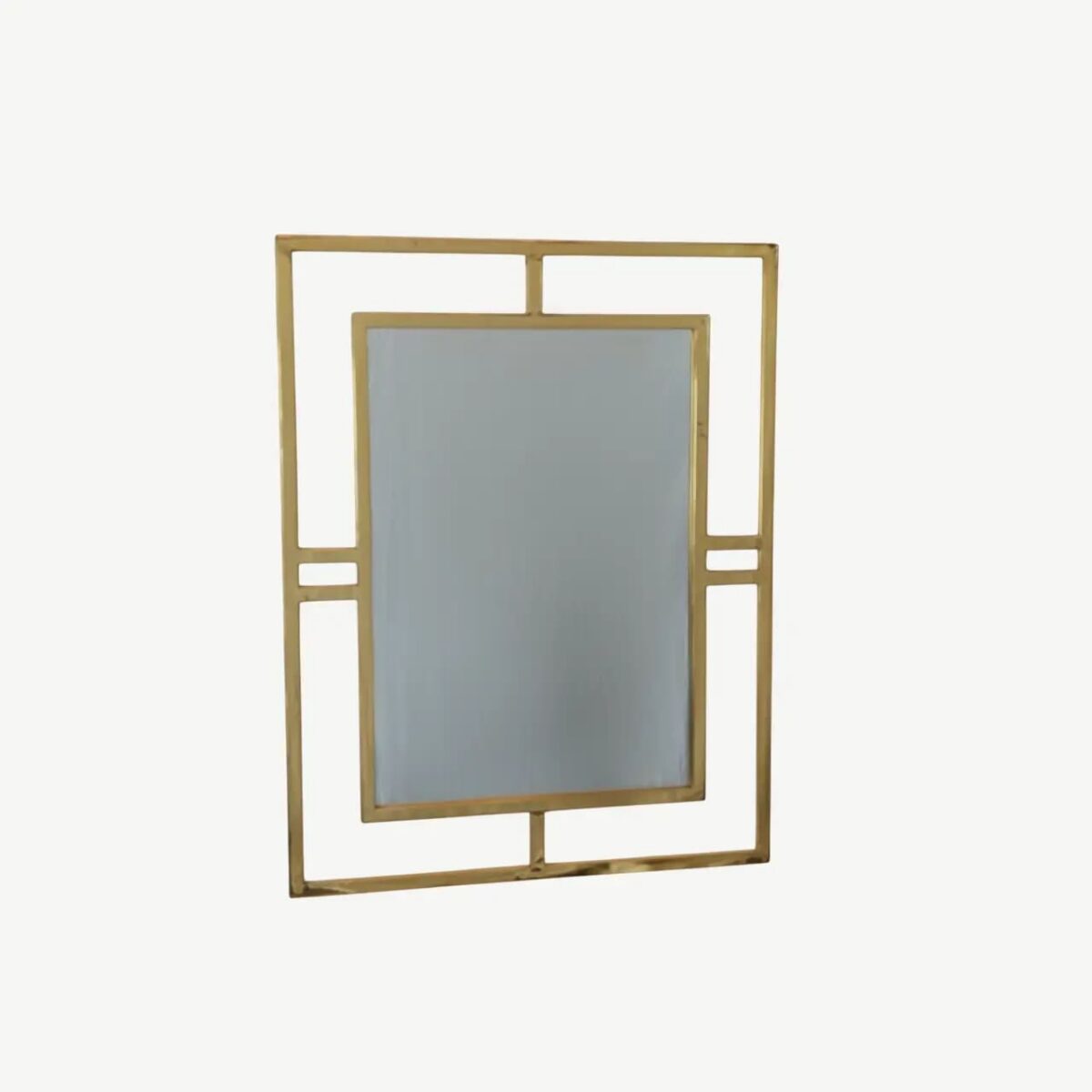 Rectangular Stainless Steel Wall Mirror