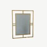Geometric Rectangular Wall Mirror