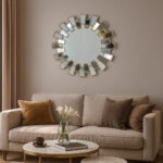 Luxury Sunburst / Art Deco Wall Mirror