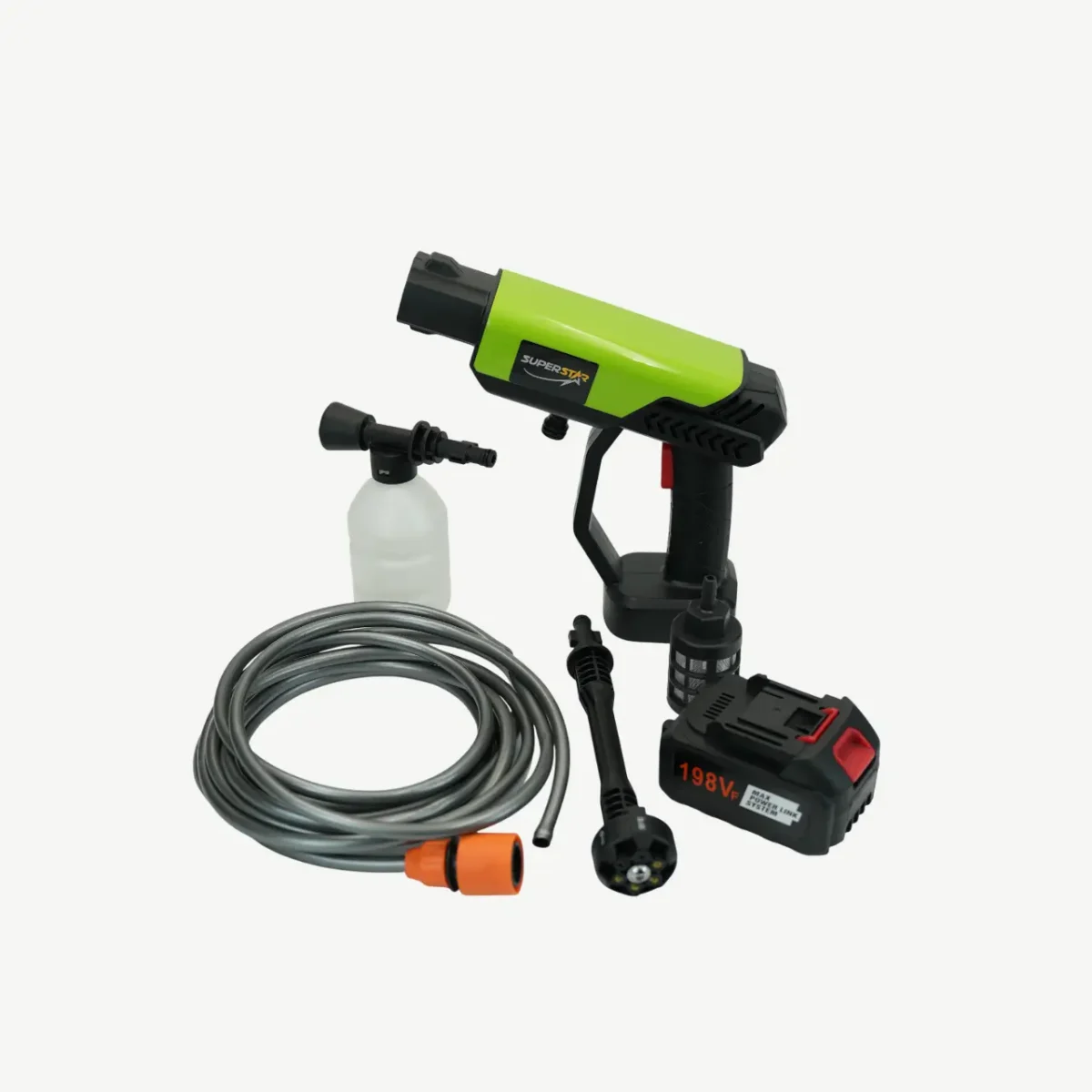 مسدس رغوة غسيل السيارات الأوتوماتيكي عالي الضغط