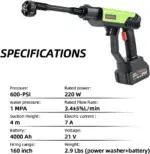 مسدس رغوة غسيل السيارات الأوتوماتيكي عالي الضغط