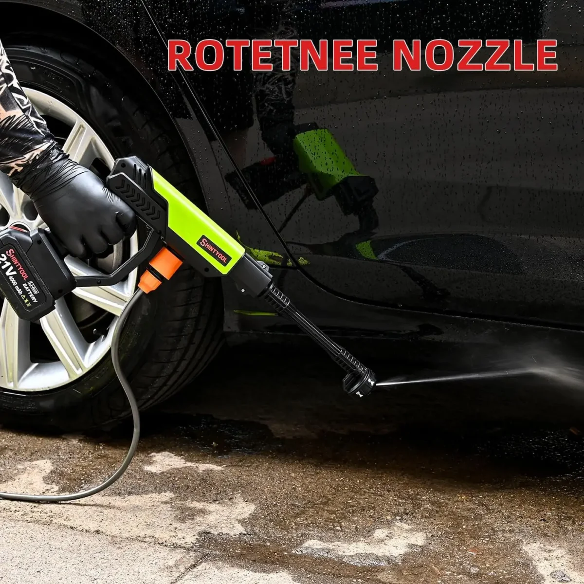 مسدس رغوة غسيل السيارات الأوتوماتيكي عالي الضغط