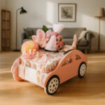 Pink Baby Girl Gift Car Hamper