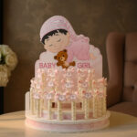 Baby Girl Favor Display Centerpiece