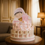 Baby Girl Favor Display Centerpiece