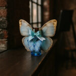 Perfume Vial and Butterfly Keepsake Favor (Tawzee'at)