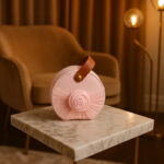 Mini Rose-Embellished Accessory Pouch