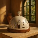 Elegant Wooden Sweet Serving Tray