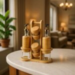 Wooden Spice Rack Set