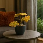 Large Faux Floor Plant in Basket