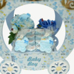 Baby Boy Celebration Gift Trolley