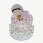 Baby Girl Favor Display Centerpiece