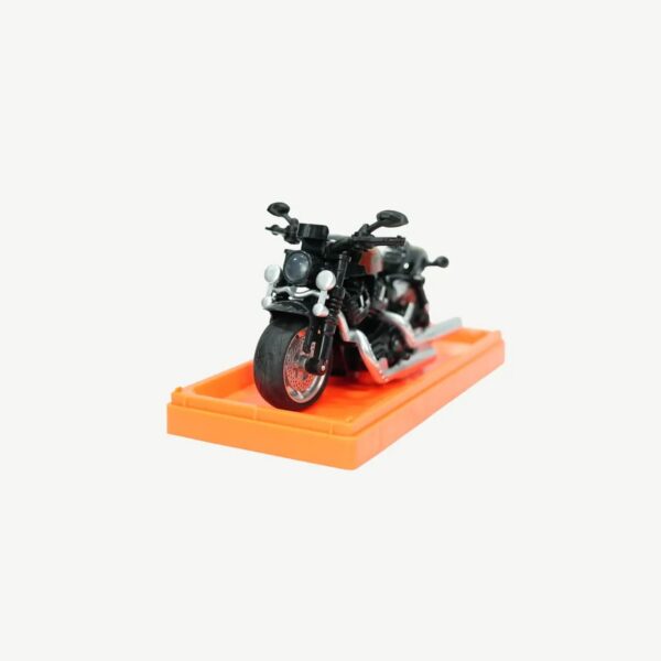 Die-Cast Flaming Cruiser Motorcycle Model
