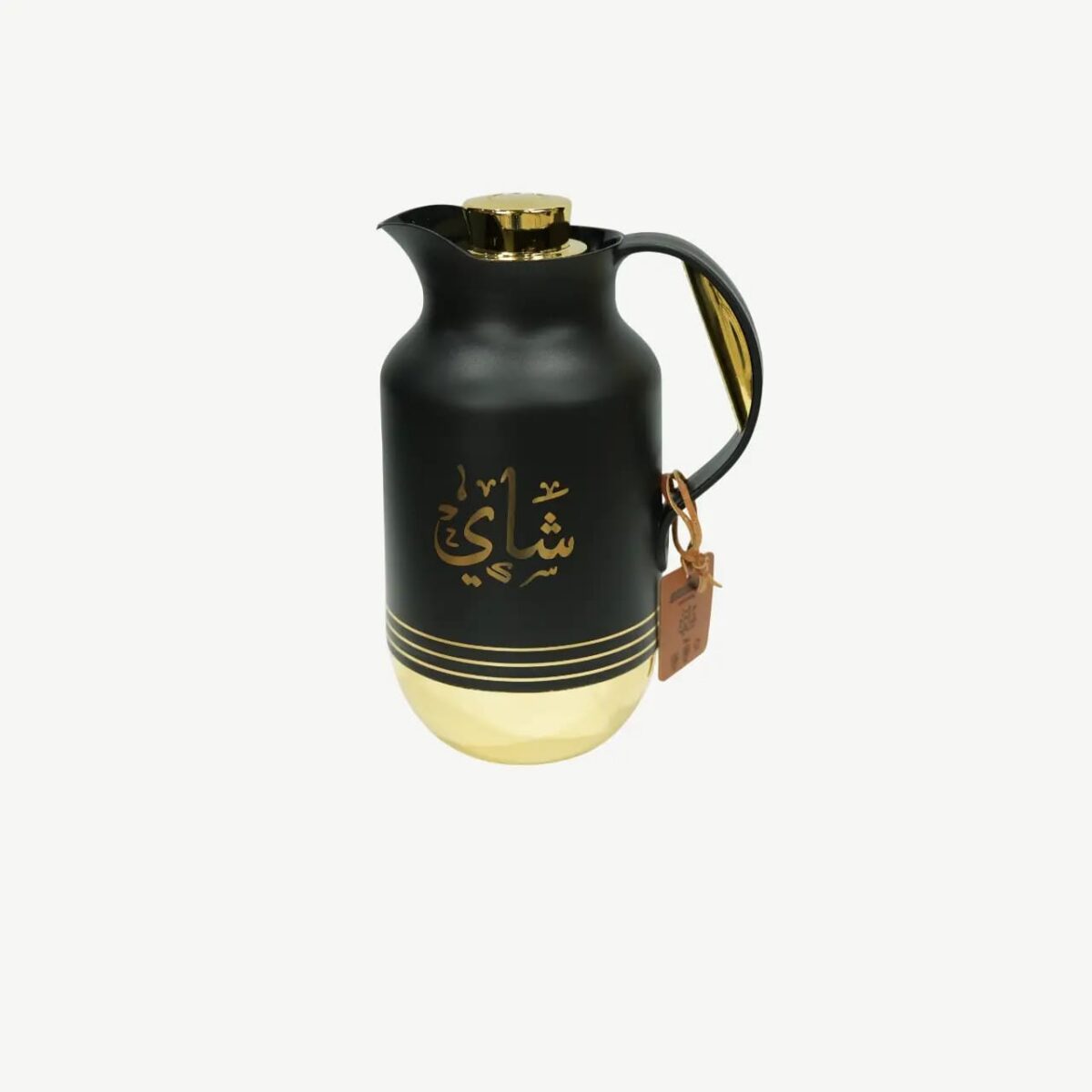 ترمس شاي أنيق بزخرفة الخط العربي