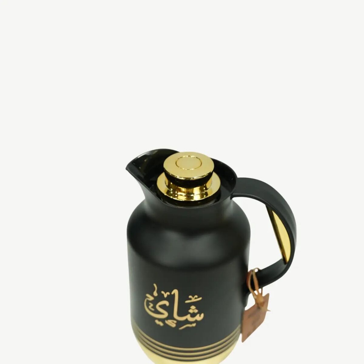ترمس شاي أنيق بزخرفة الخط العربي
