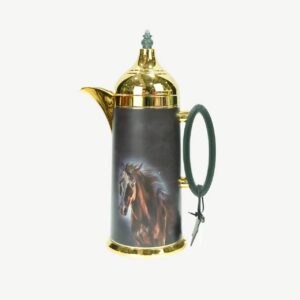 Golden Arabian Horse Dallah Thermos