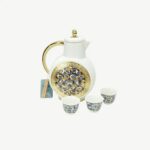 Modern Geometric Arabic Coffee Dallah Set