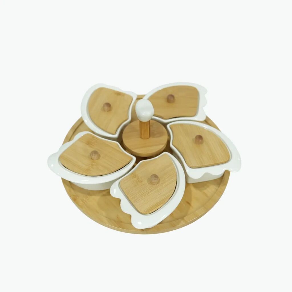 Luxury Segmented Ceramic Serving Dish