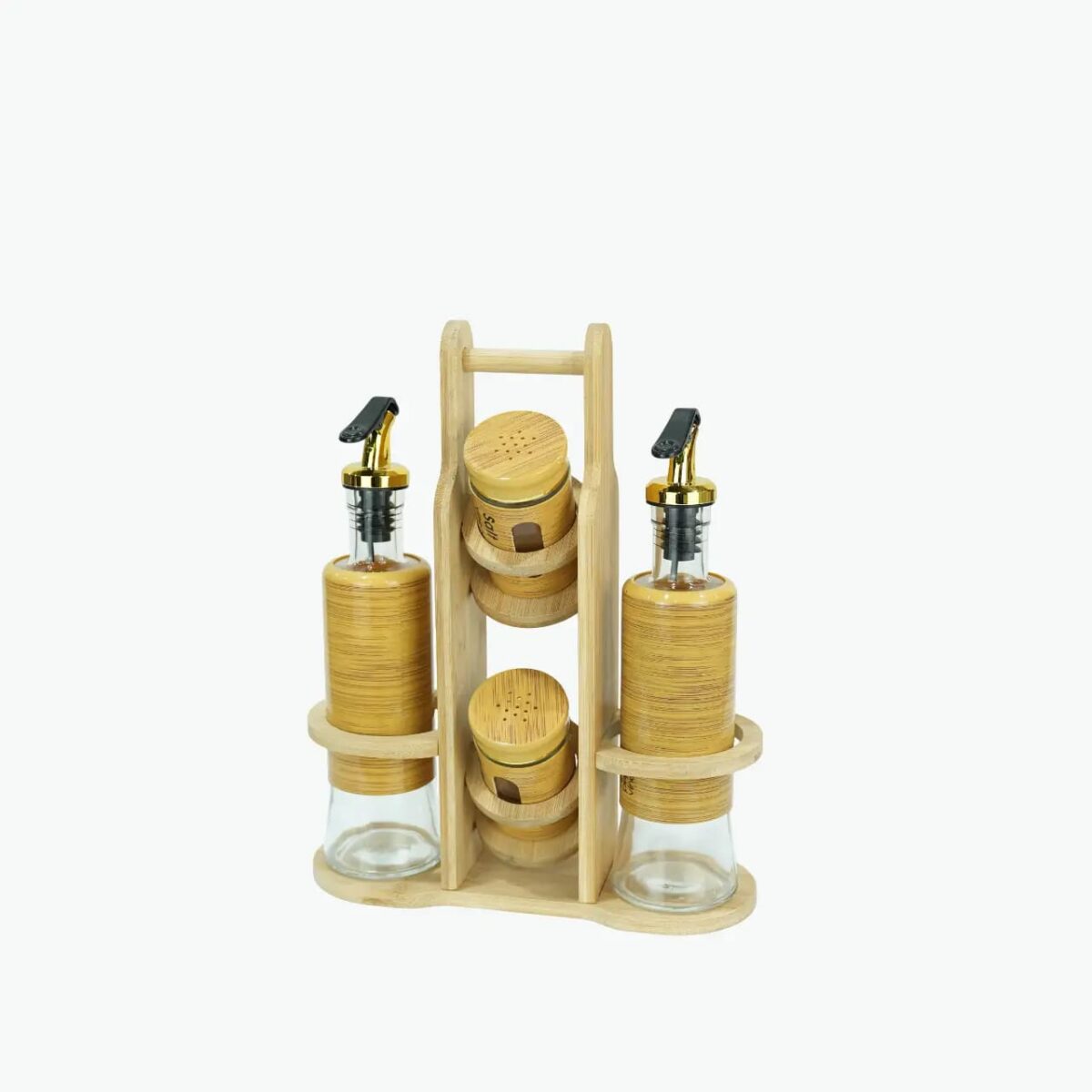 Wooden Spice Rack Set