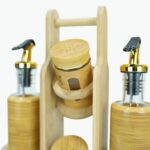 Wooden Spice Rack Set