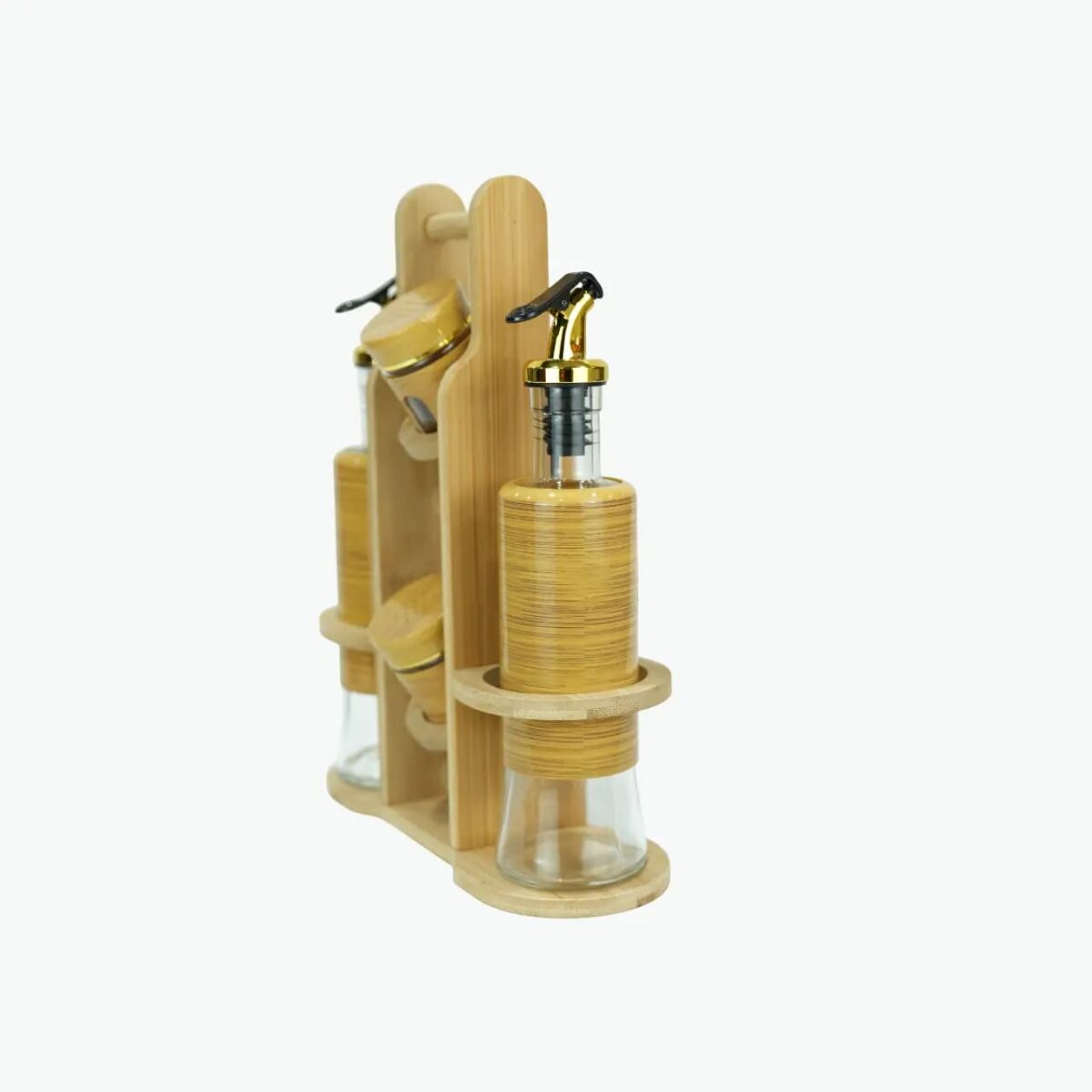 Wooden Spice Rack Set