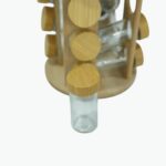 Elegant Glass Spice Jars Set