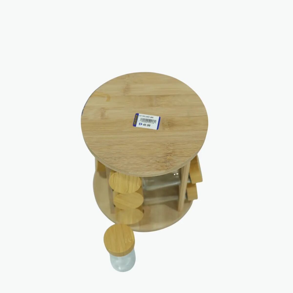 Elegant Glass Spice Jars Set