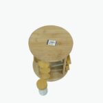 Elegant Glass Spice Jars Set