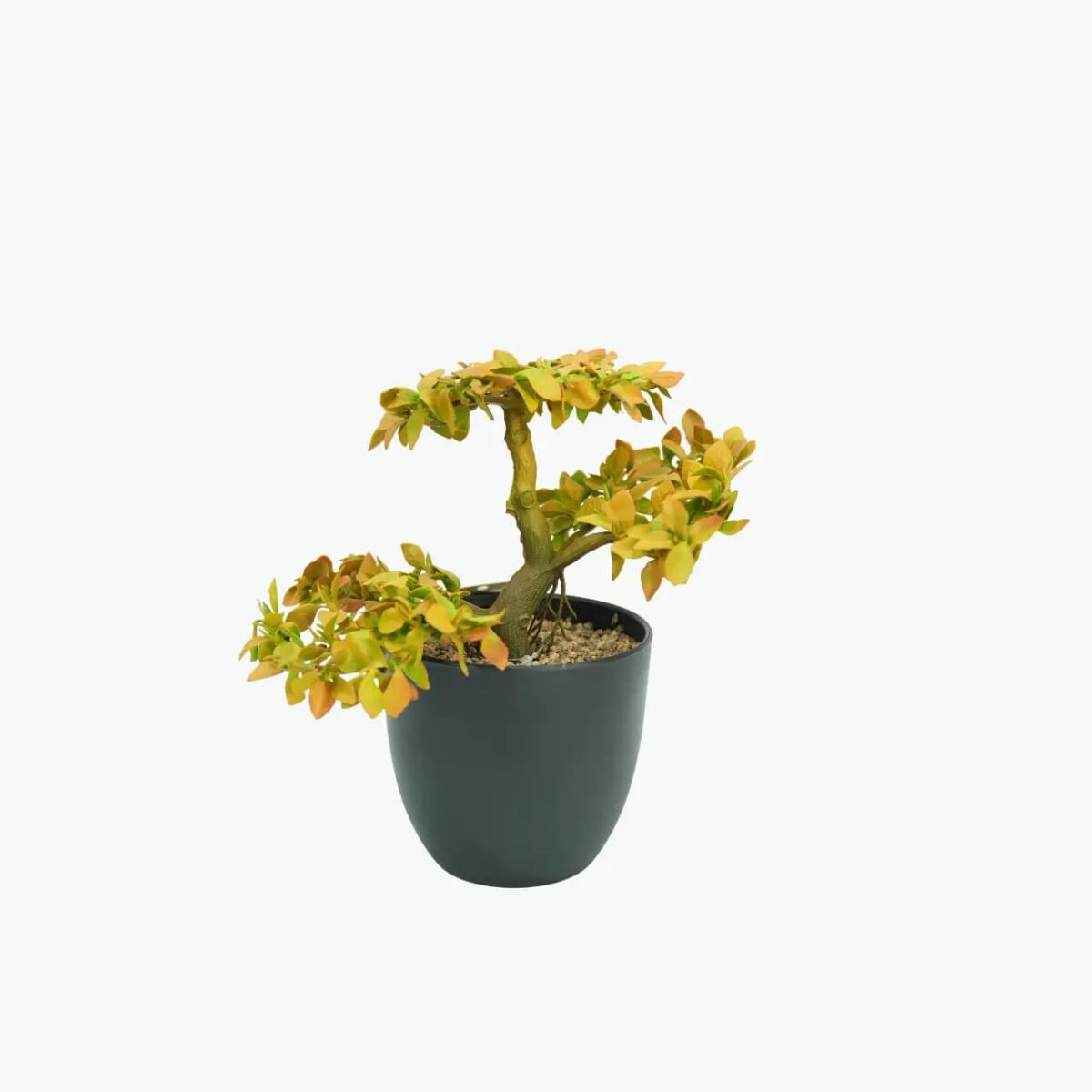 Large Faux Floor Plant in Basket