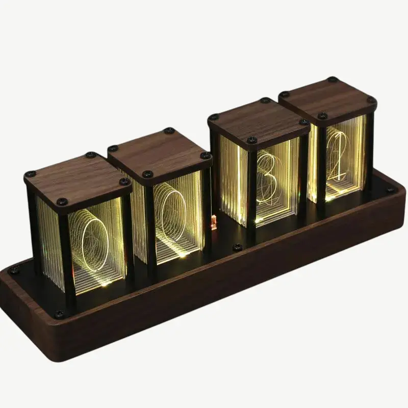 ساعة رقمية خشبية دائرية للديكور، بلون مخصص، مع عرض الوقت بنظام 12/24 ساعة. ساعة رقمية خشبية دائرية للديكور، بلون مخصص، مع عرض الوقت بنظام 12/24 ساعة.