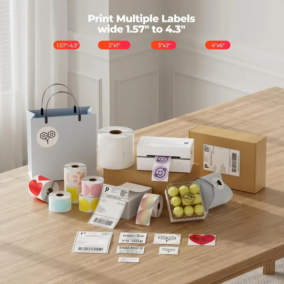 طابعة بطاقات الشحن