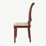 Oval-back dining chair