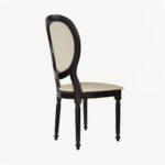 Oval-back dining chair