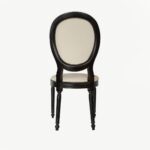 Oval-back dining chair