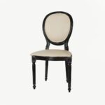 Oval-back dining chair