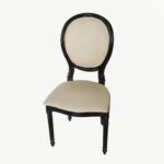 Oval-back dining chair