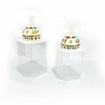 2-Piece Clear Acrylic Dates Jar Set