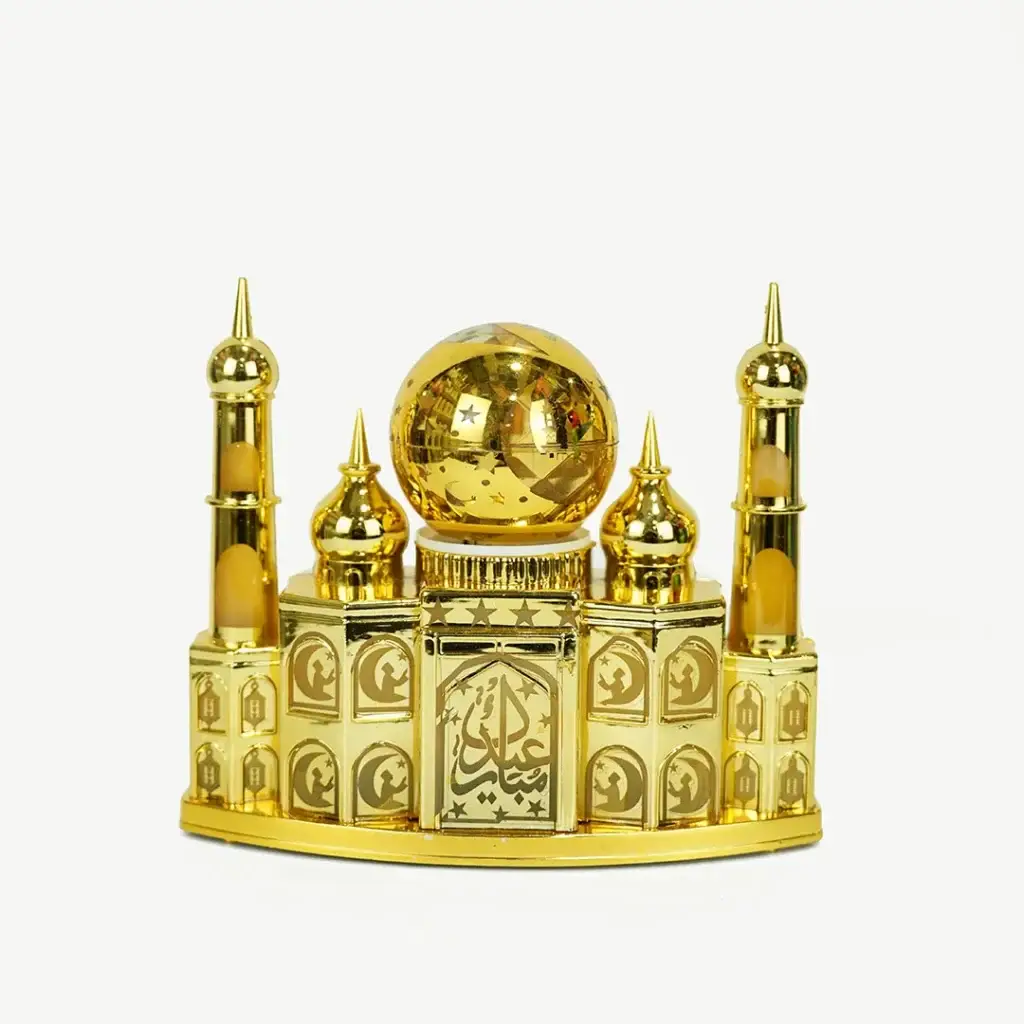 Golden Mosque Decorative Figurine
